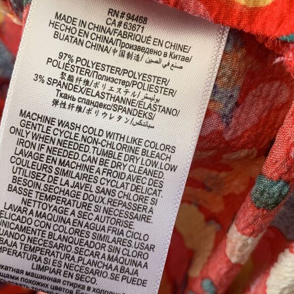 BCBGeneration Women's High Waisted Tie Front Pant with Pockets size large nwt - Picture 6 of 6